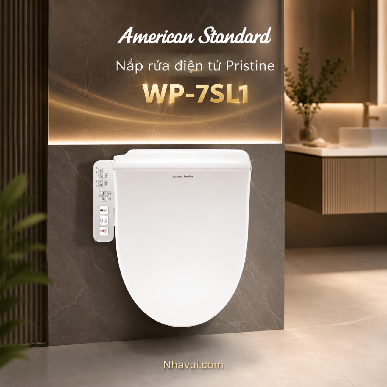 Nắp rửa điện tử American Standard WP-7SL1 Pristine