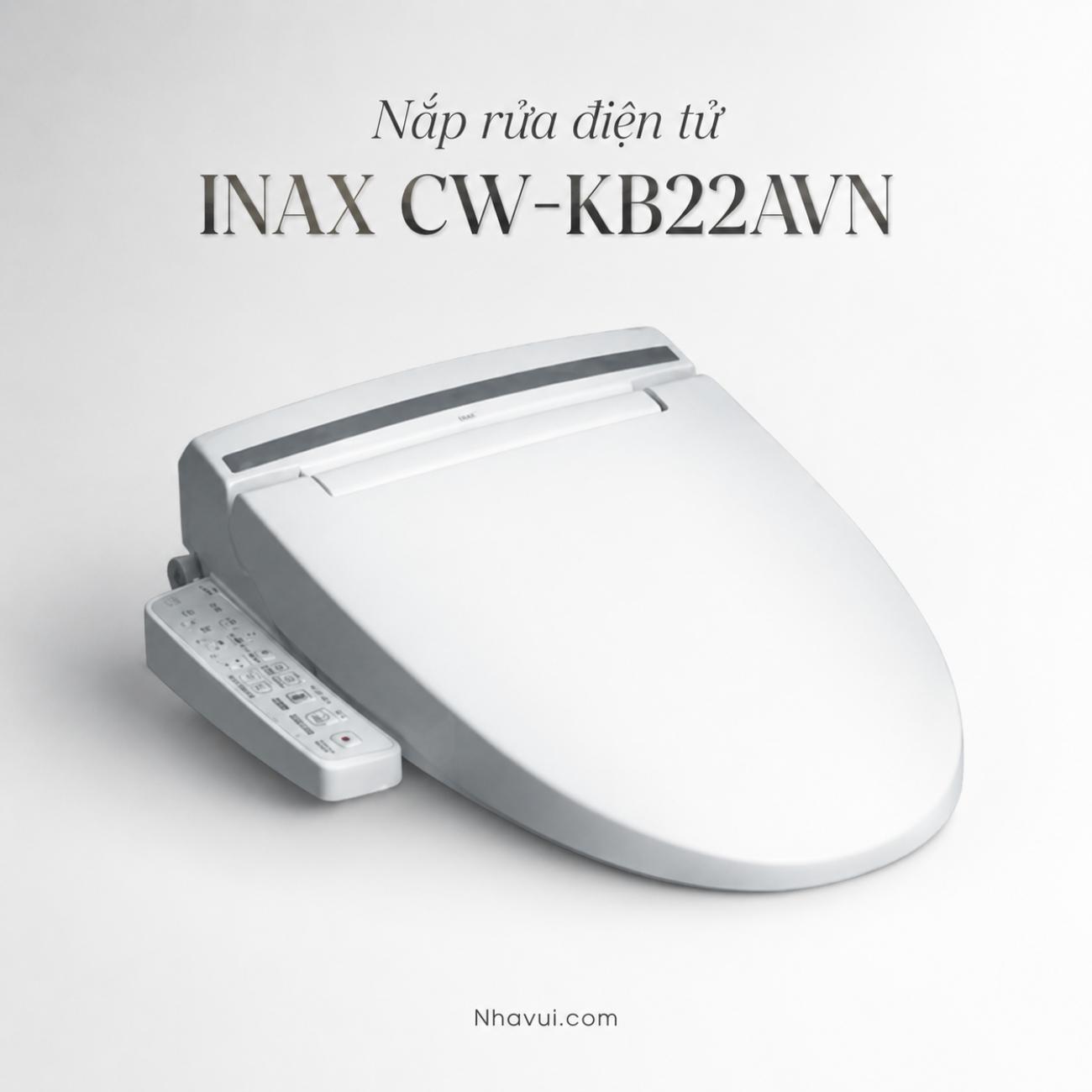 Nắp rửa điện tử INAX CW-KB22AVN