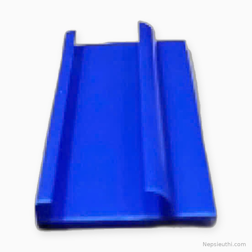 Nẹp gài giá kệ siêu thị DK-12 loại không tai, kẹp kệ 31mm, nhựa PVC