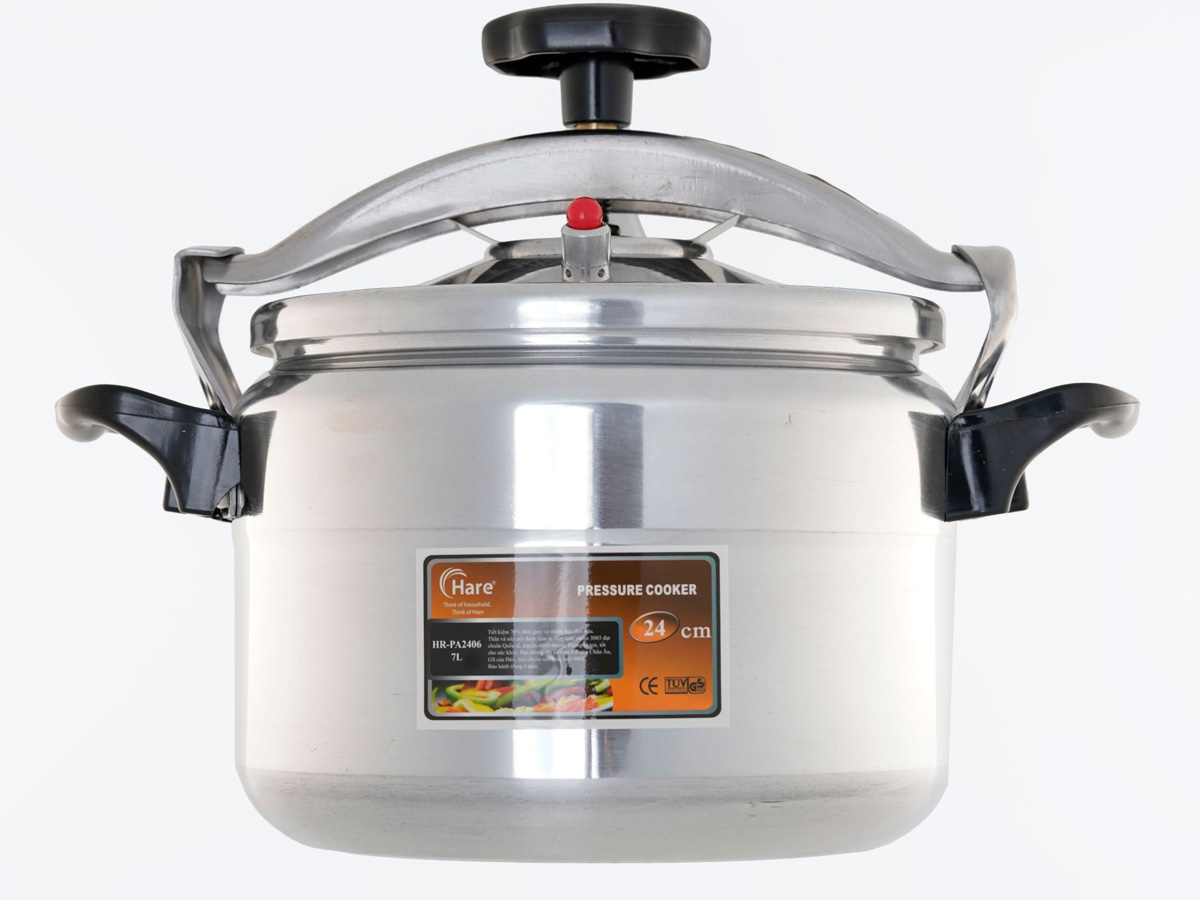 Nồi áp suất nhôm đáy từ Hare HR-PA2206 22cm 5 lít
