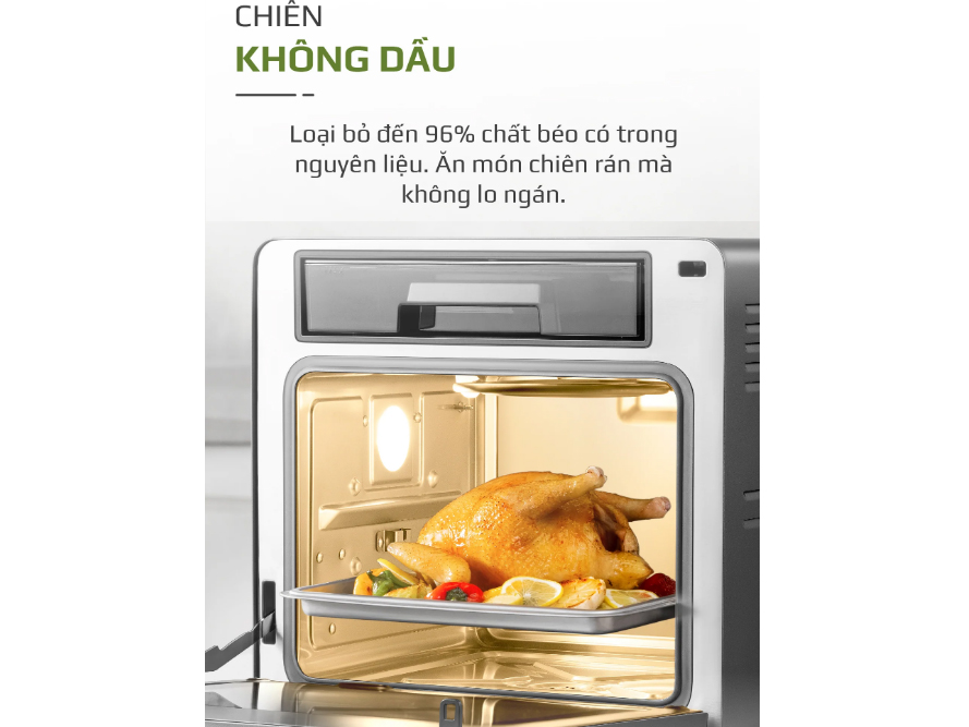 Nồi chiên hơi nước Olivo SF16 Pro 16 lít