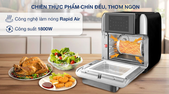 Nồi chiên không dầu Bluestone AFB-5888 10 lít