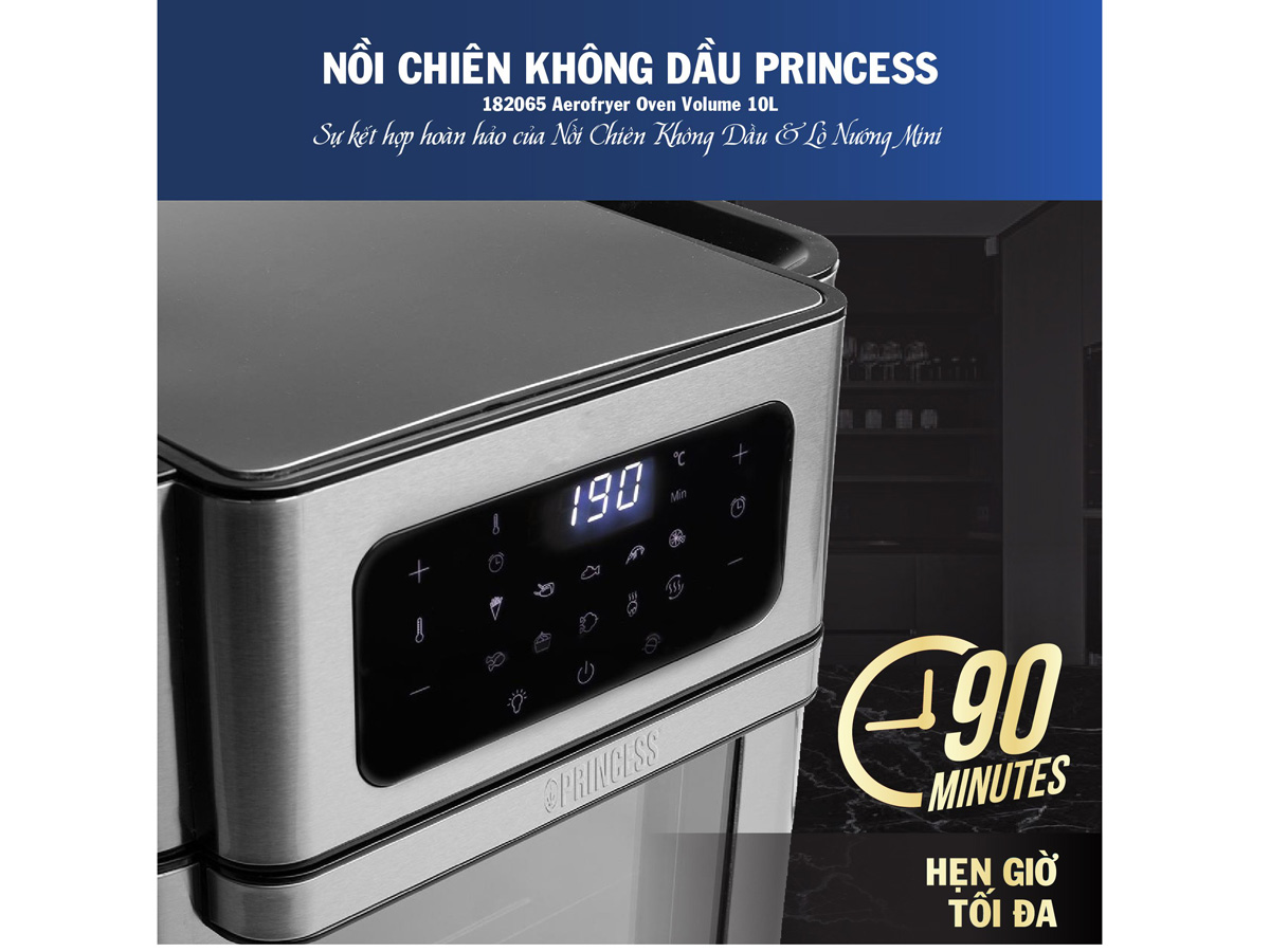 Nồi chiên không dầu đa năng Princess 182065 10 lít