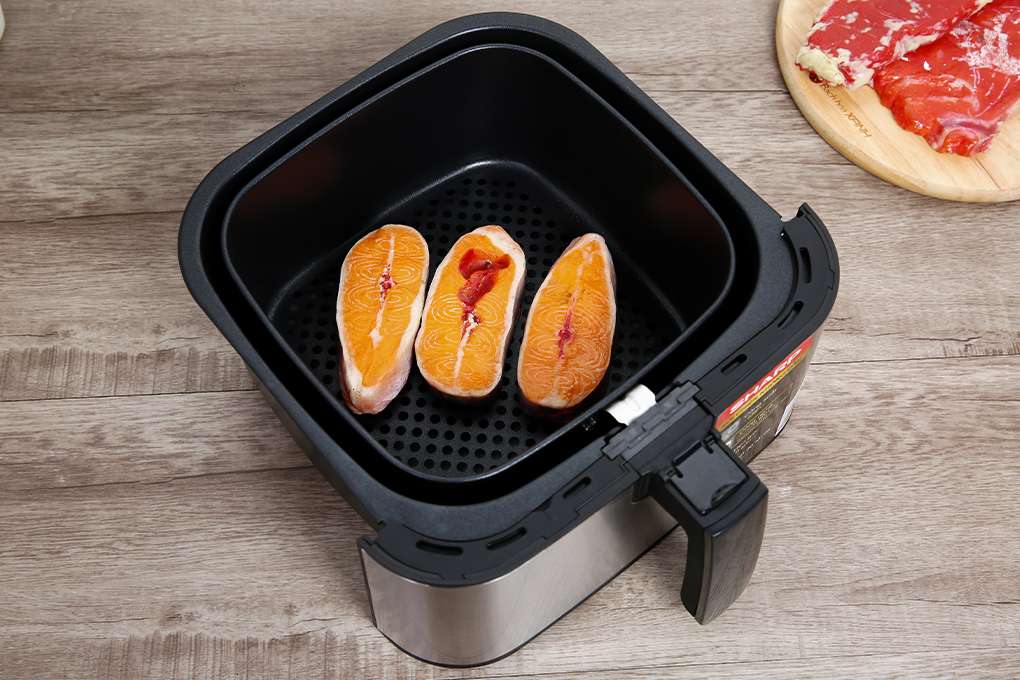 Nồi chiên không dầu điện tử Sharp KF-AF70EV-ST 7 lít