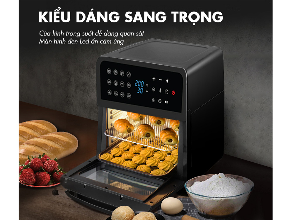Nồi chiên không dầu Nagakawa NAG3307 12 lít