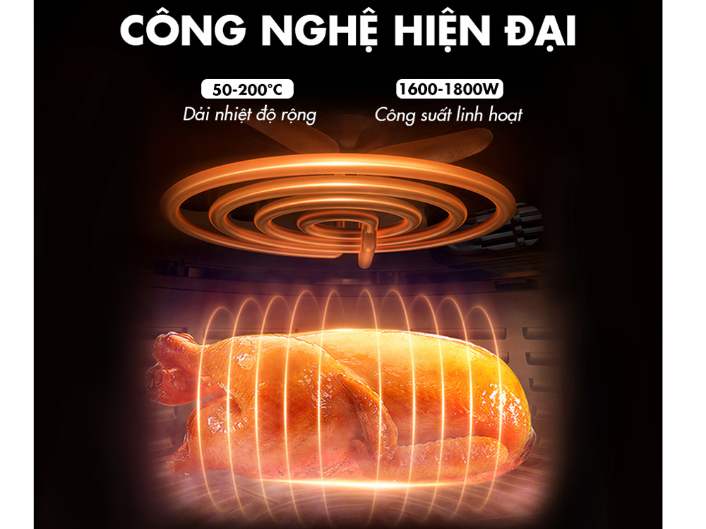 Nồi chiên không dầu Nagakawa NAG3307 12 lít