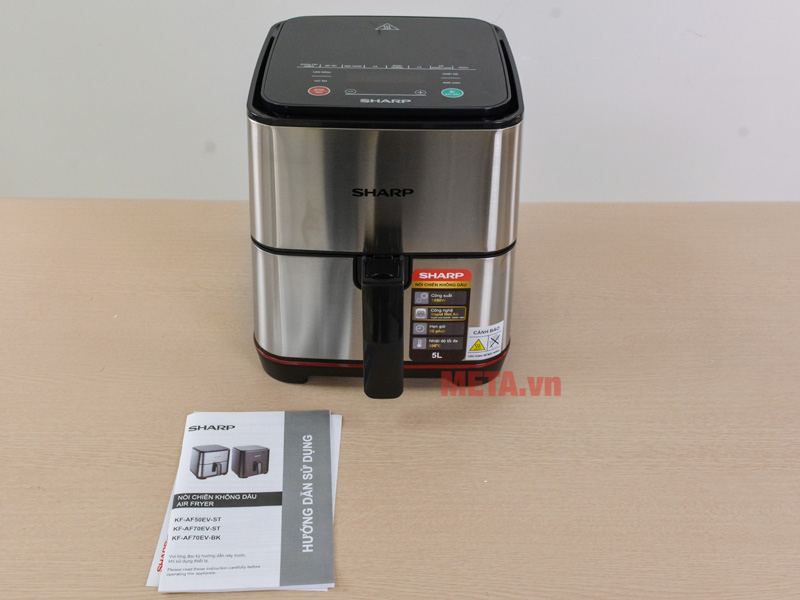 Nồi chiên không dầu Sharp KF-AF50EV-ST 5 lít