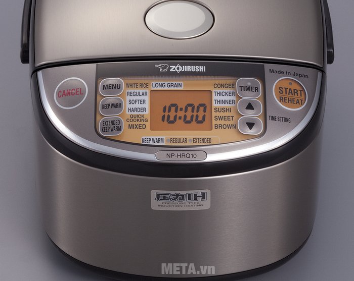 Nồi cơm điện áp suất Zojirushi NP-HRQ10-XT 1 lít