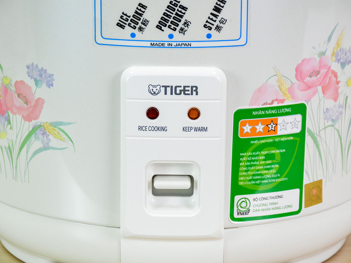 Nồi cơm điện cơ Tiger JNP-1803 1,8 lít
