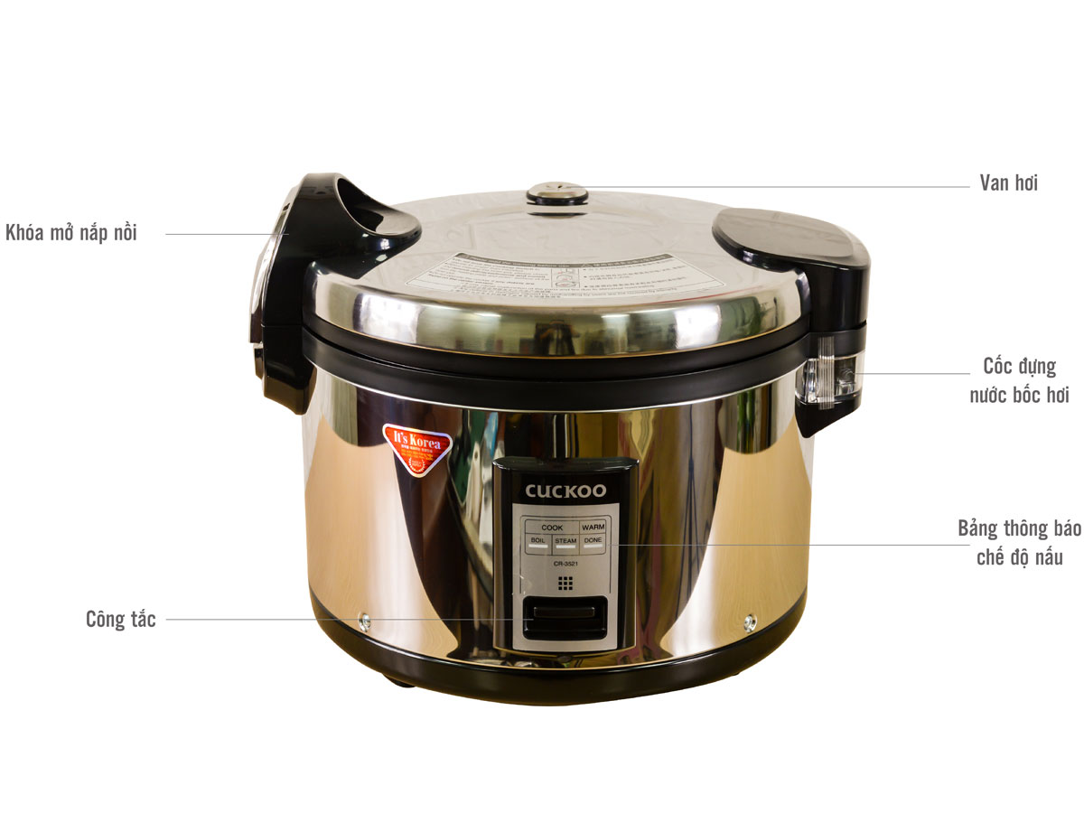 Nồi cơm điện Cuckoo 6.3 lít CR-3521S
