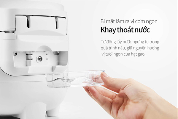 Nồi cơm điện tử Cuckoo CR-0675F 1,08 lít màu trắng