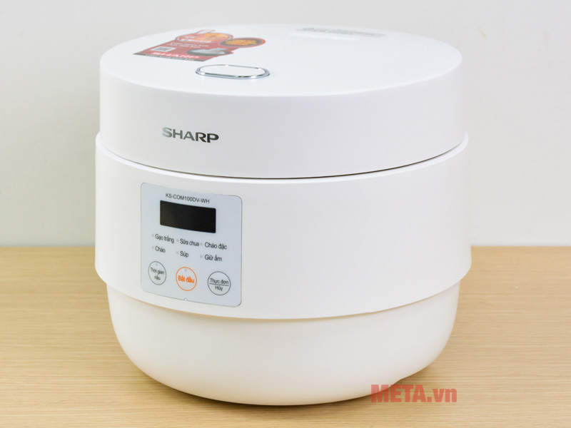 Nồi cơm điện tử Sharp KS-COM100DV 1 lít