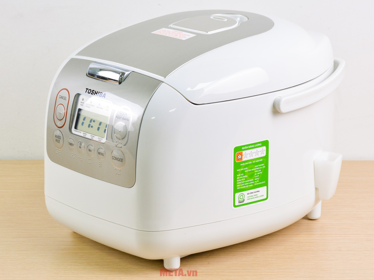 Nồi cơm điện tử Toshiba 1.8 lít RC-18NTFV(W)