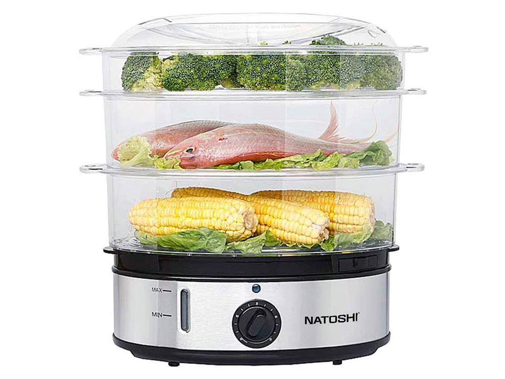 Nồi hấp điện thông tầng Natoshi S-09 9 lít
