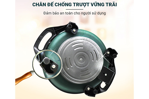 Nồi lẩu điện nhôm nguyên khối Nagakawa NAG1905 5 lít
