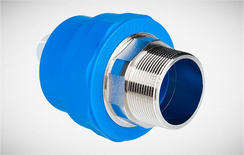 Nối ren ngoài thau PP-R Bình Minh PN20 20x1/2", 25x1/2", 25x3/4", 32x1"