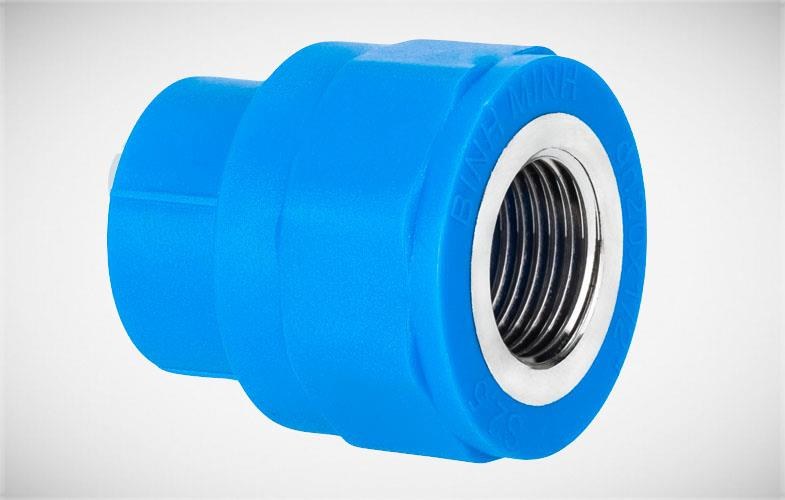 Nối ren trong thau PP-R Bình Minh PN20 20x1/2", 25x1/2", 25x3/4", 32x1"