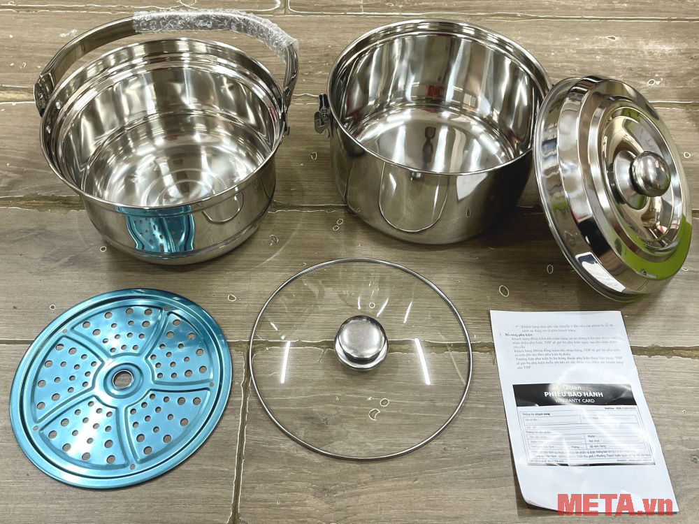Nồi ủ nhiệt inox Galen G014 5.5 lít