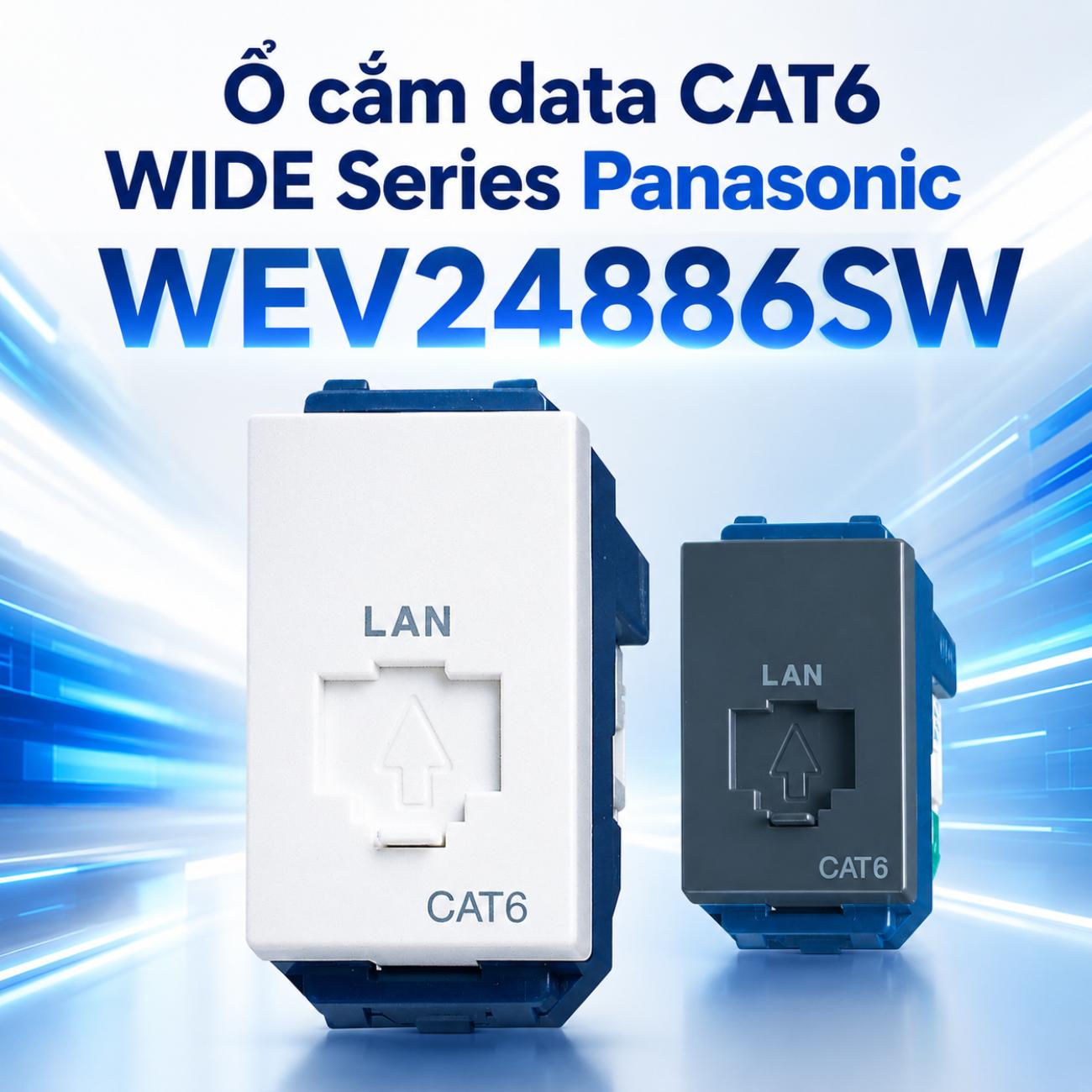 Ổ cắm data CAT6 Panasonic WIDE Series