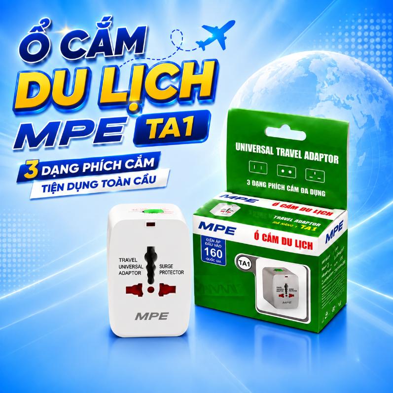 Ổ cắm du lịch MPE TA1