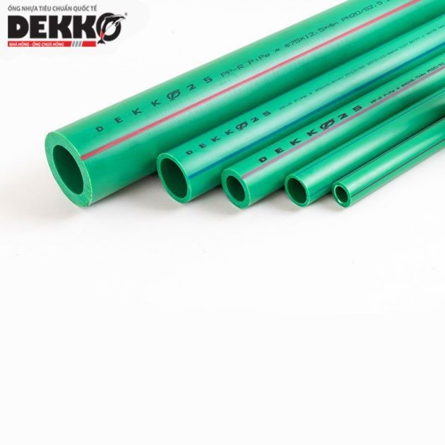 Ống nhựa PP-R Dekko Ø20–Ø63 PN10/PN16/PN20 cấp nước nóng lạnh