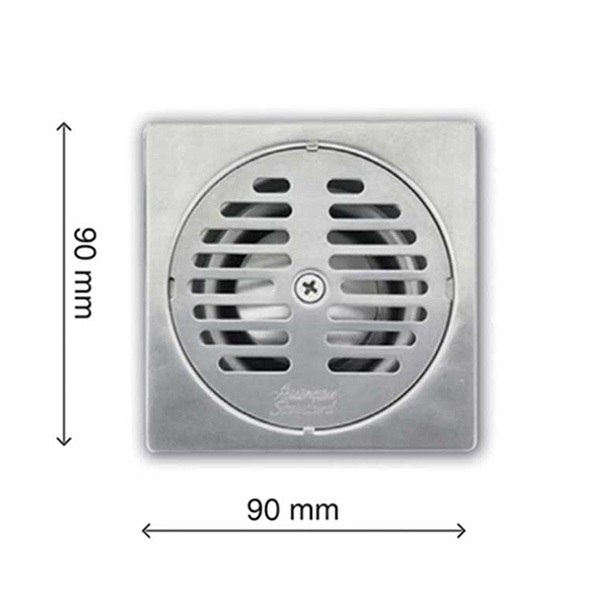 Phễu thoát sàn mặt vuông American Standard A-8200 90x90mm