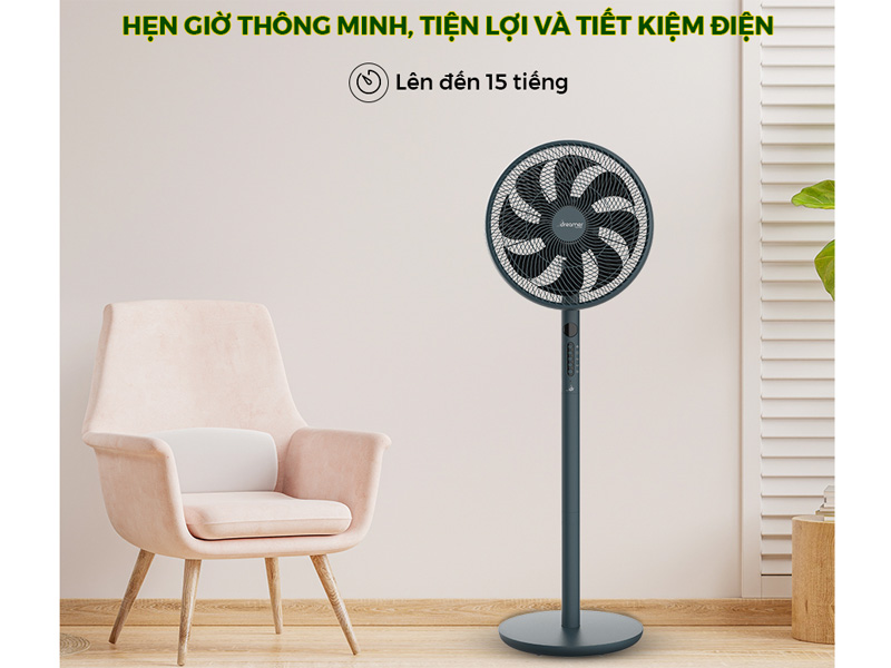 Quạt cây thông minh Dreamer DHA-SSF136B/G điều khiển giọng nói