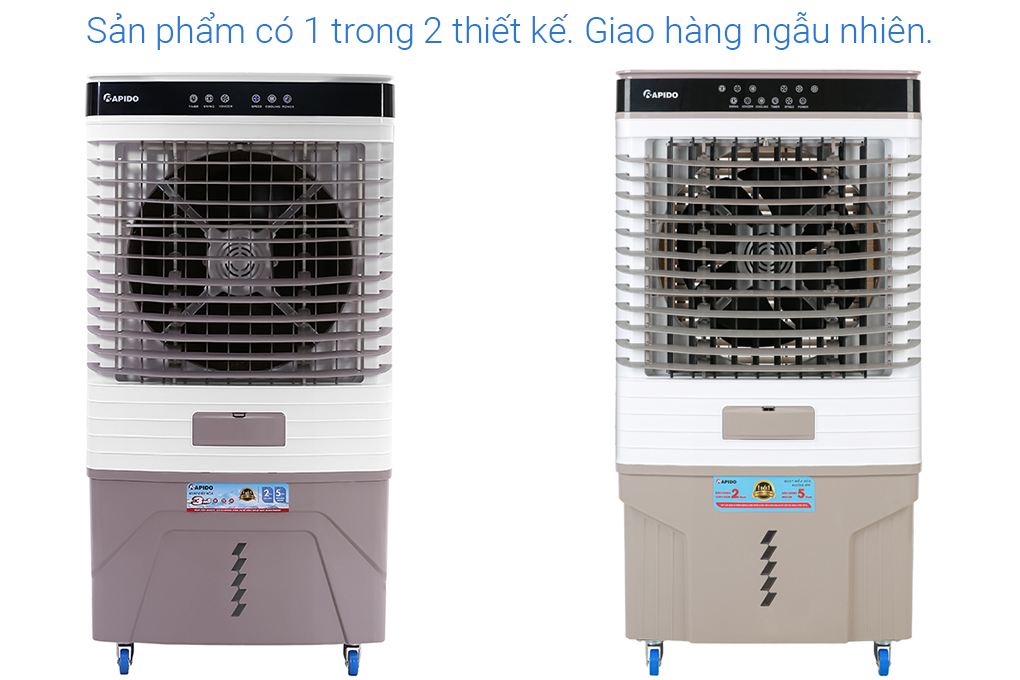 Quạt điều hòa không khí Rapido TURBO-9000D 60 lít