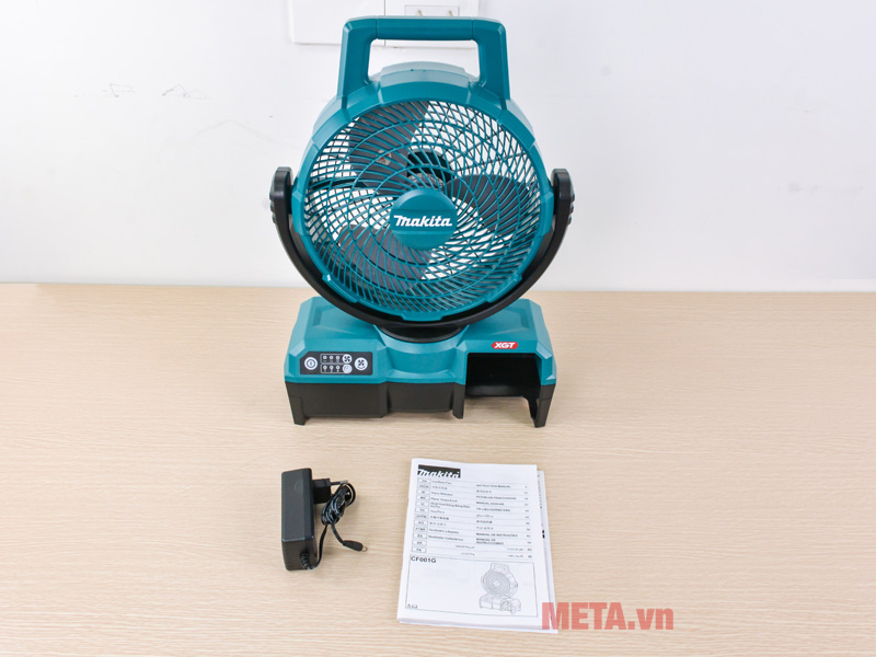 Quạt dùng điện và pin 40V Max Makita CF001GZ (chưa pin, sạc)
