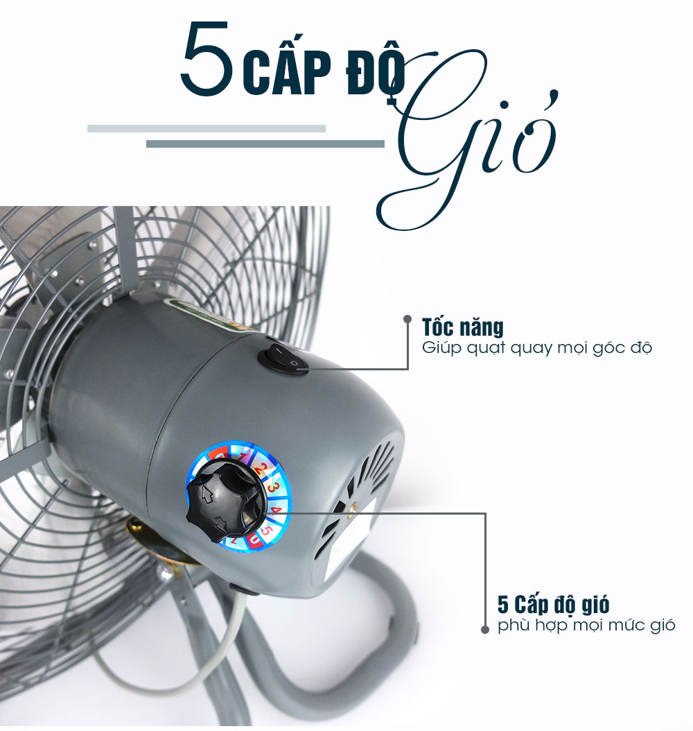 Quạt sàn công nghiệp Sowun SW 822 130W