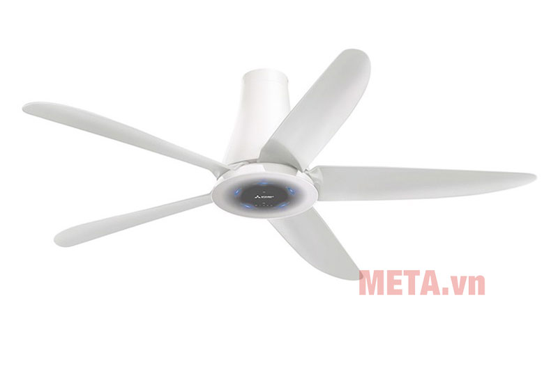 Quạt trần 5 cánh Mitsubishi C56-RW5/RA5 có đèn LED