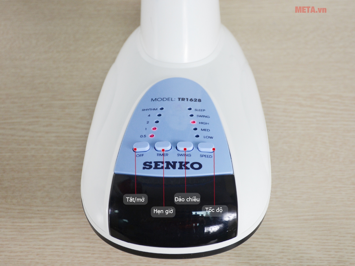 Quạt treo tường Senko TR1628 47W có điều khiển