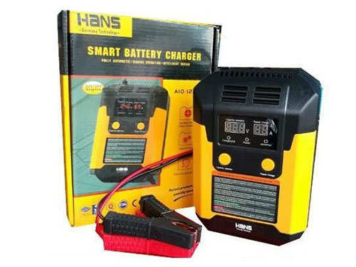 Sạc bình ắc quy tự động Hans A10-1224 10A 12V–24V