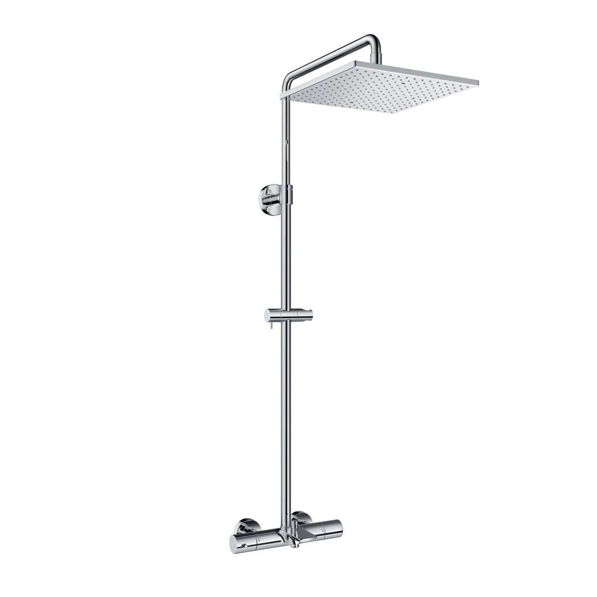 Sen cây nhiệt độ TOTO TBW08405A – Kèm vòi xả bồn, mặt kim loại, kích thước 300 x 300 mm