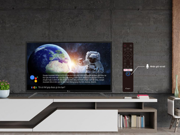 Smart tivi Casper 32 inch 32HG5200 Android TV, tìm kiếm giọng nói