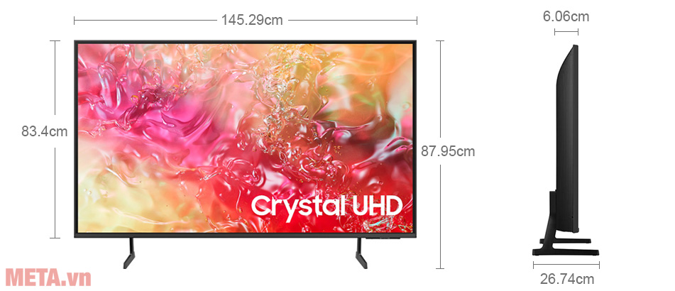 Smart Tivi Samsung 4K 65 inch UA65DU7700KXXV
