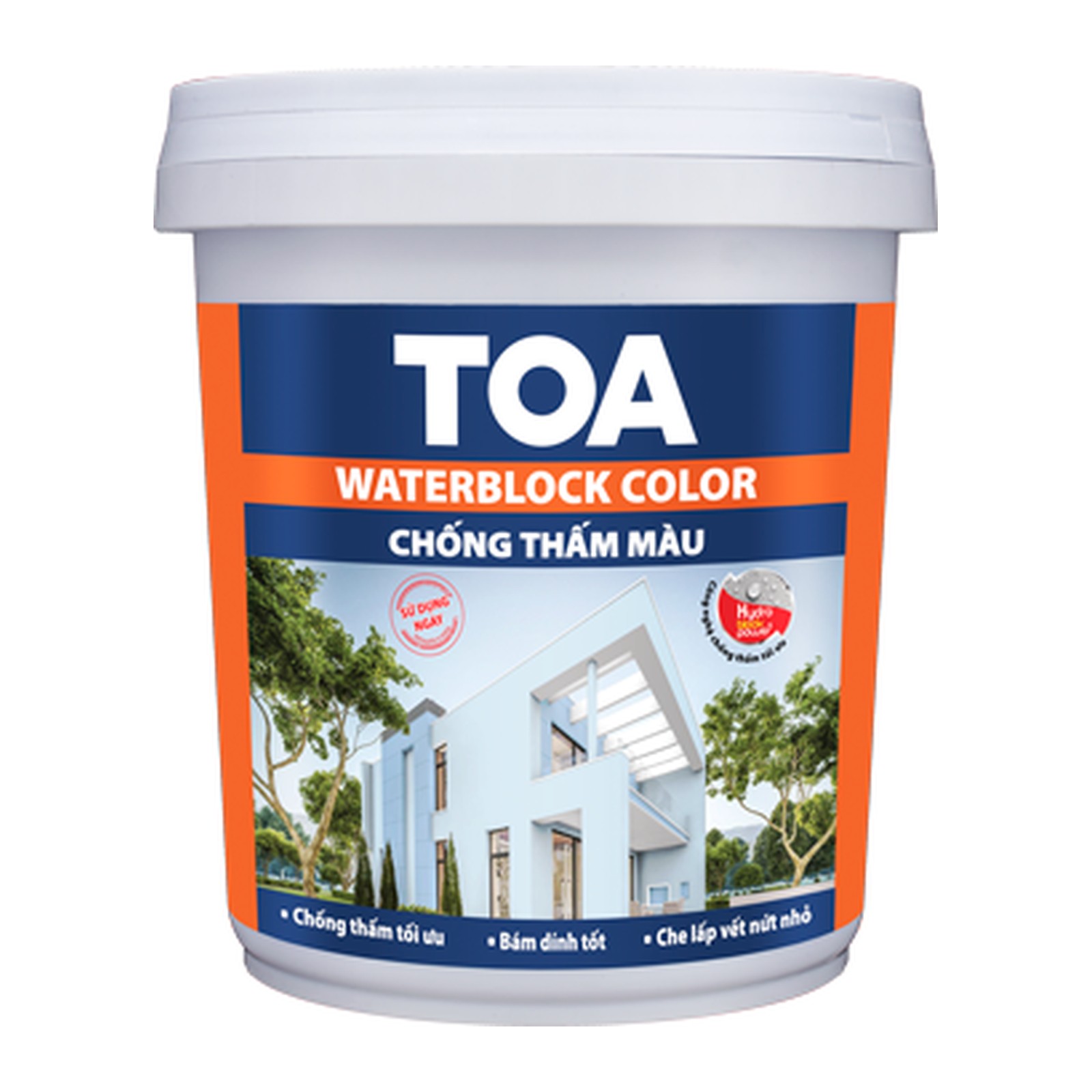 Sơn chống thấm màu TOA Waterblock Color chính hãng – Thùng 6 kg, 20 kg