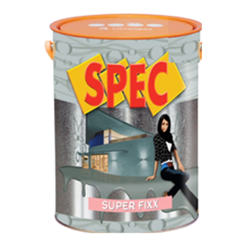 Sơn chống thấm tường & sàn SPEC Hello Super Fixx gốc xi măng siêu bền cho sân thượng nhà vệ sinh
