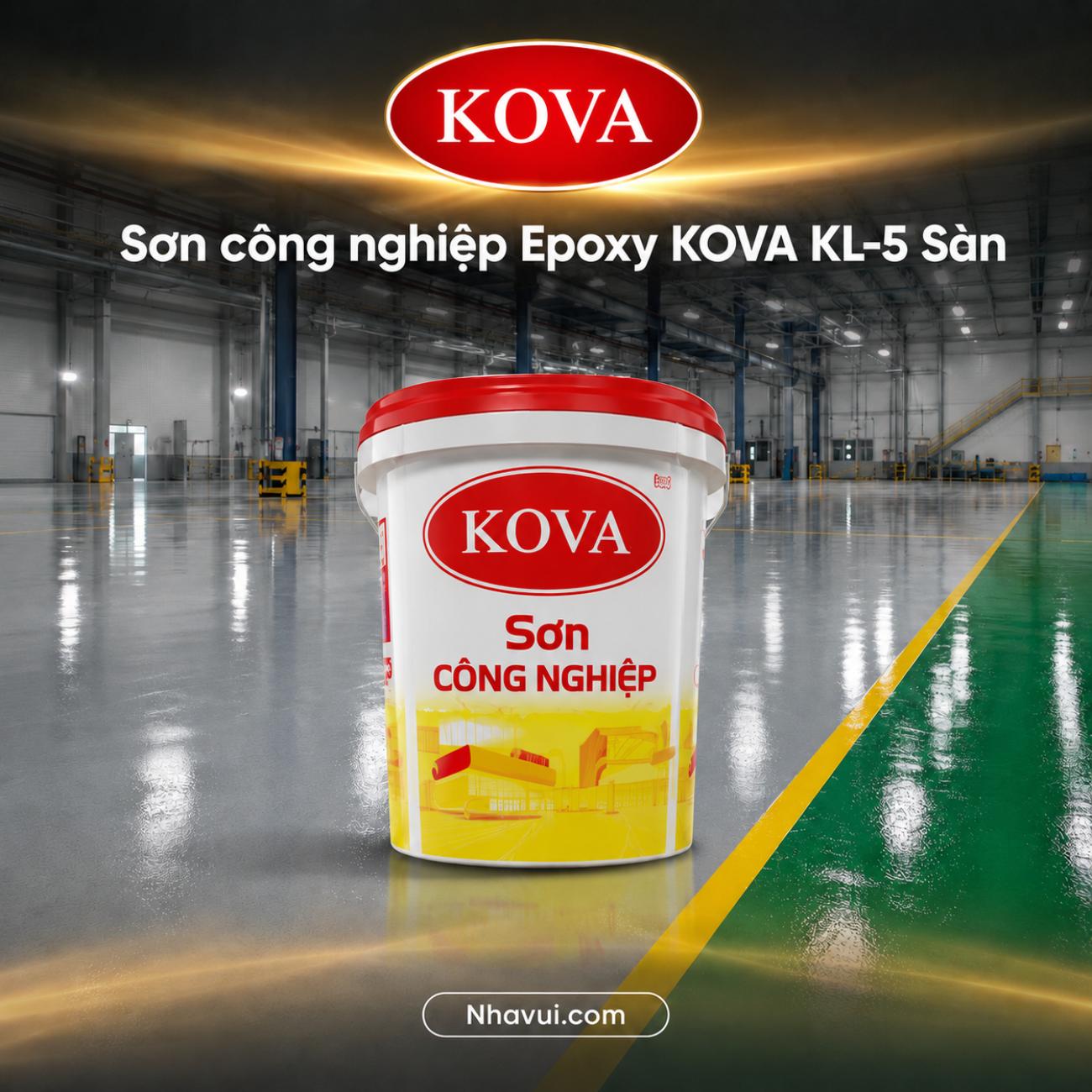 Sơn công nghiệp Epoxy KOVA KL-5 Sàn