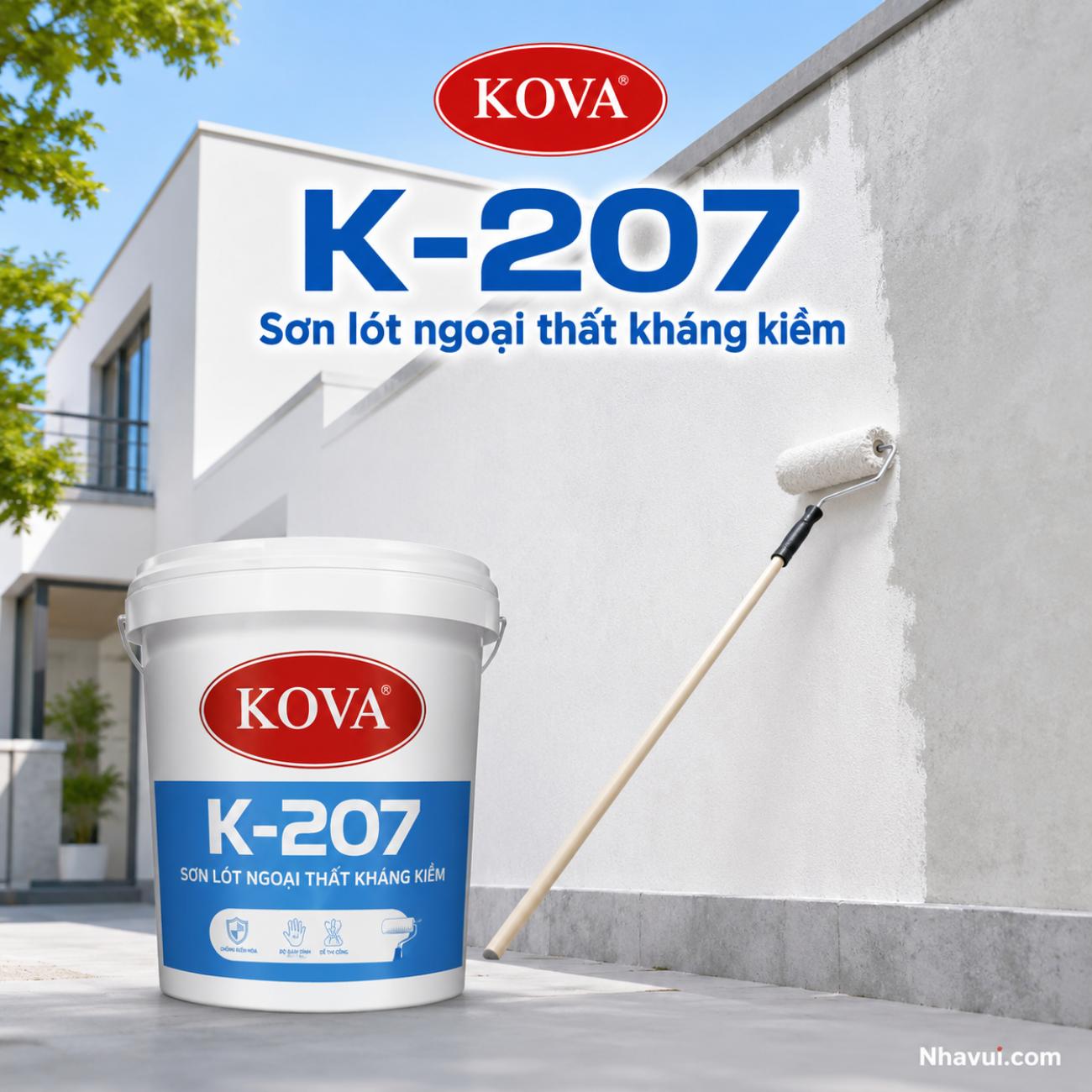 Sơn lót ngoại thất kháng kiềm KOVA K-207