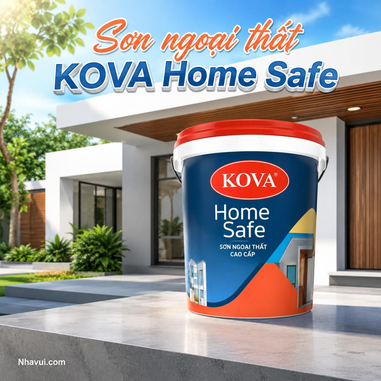 Sơn ngoại thất cao cấp KOVA Home Safe
