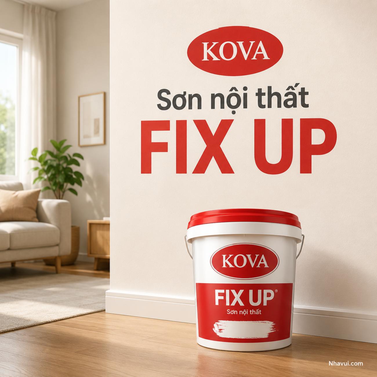 Sơn nội thất KOVA Fix Up