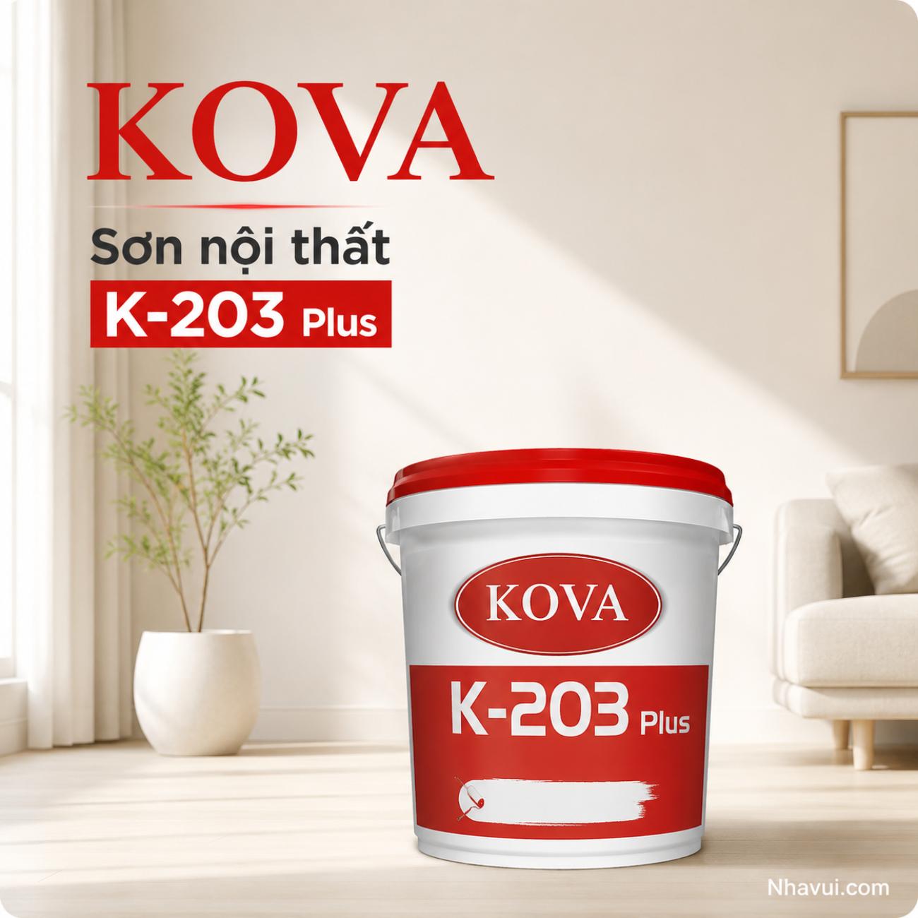 Sơn nội thất KOVA K-203 Plus