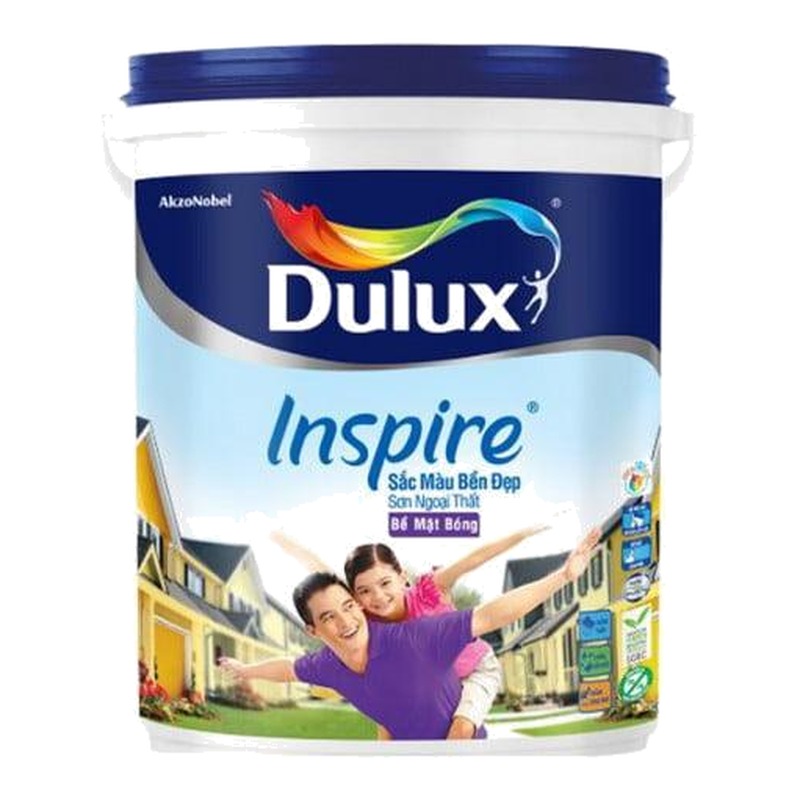 Sơn phủ ngoại thất Dulux Inspire bóng 79AB sắc màu bền đẹp chống thấm