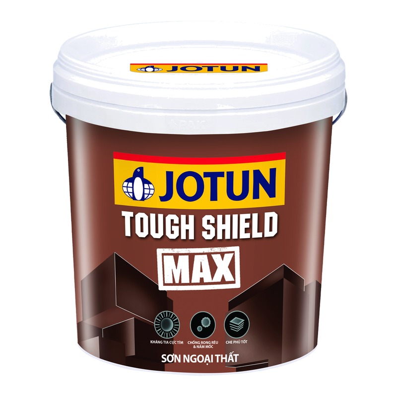 Sơn phủ ngoại thất Jotun Tough Shield Max bóng kháng UV chống rêu mốc