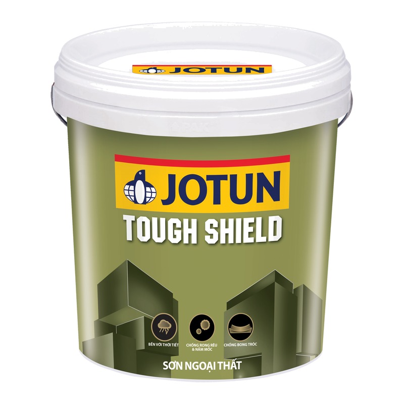 Sơn phủ ngoại thất Jotun Tough Shield mờ chịu thời tiết chống rêu mốc