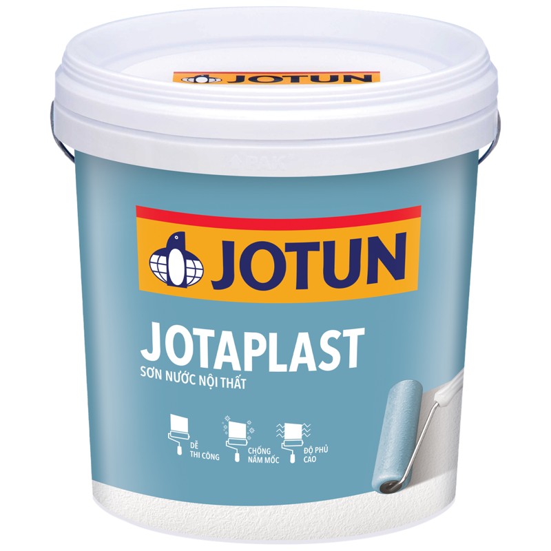 Sơn phủ nội thất Jotun Jotaplast che phủ vết nứt chống nấm mốc mờ