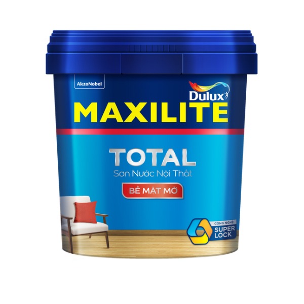 Sơn phủ nội thất Maxilite Total chống bong tróc mờ 30C