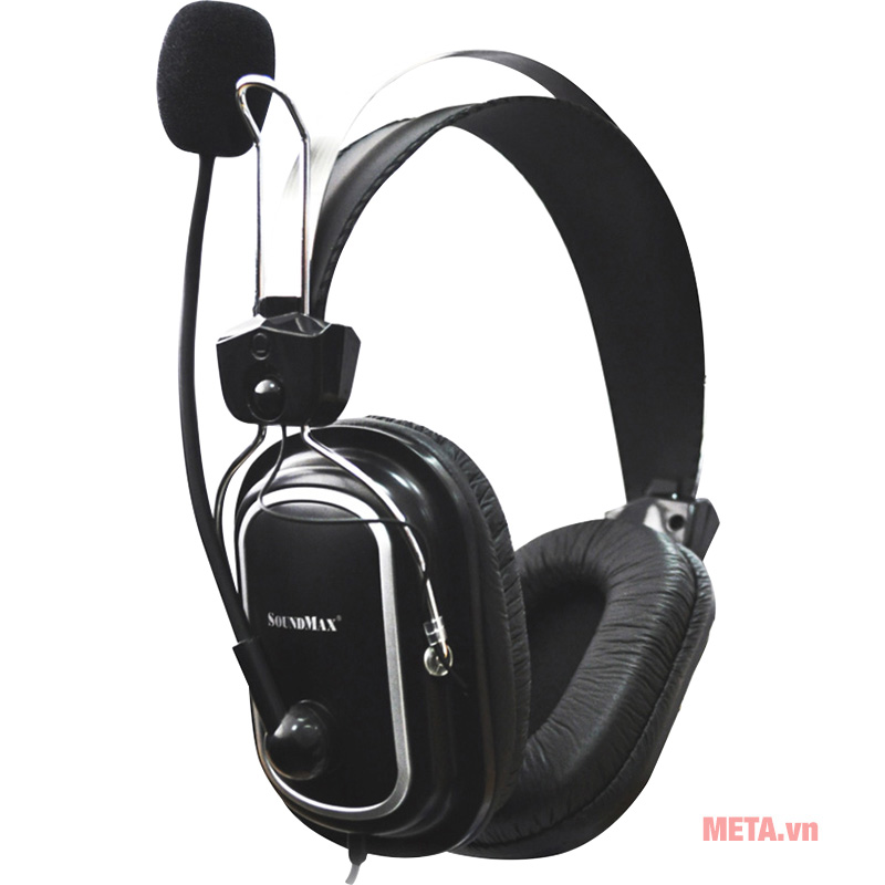 Tai nghe chụp tai SoundMax AH302 màu đen