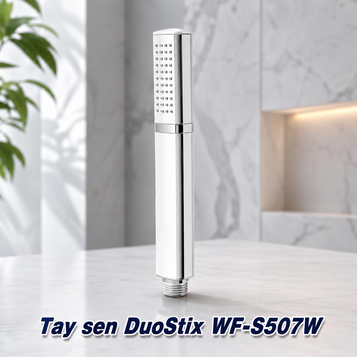 Tay sen American Standard DuoStix WF-S507W màu trắng CROME